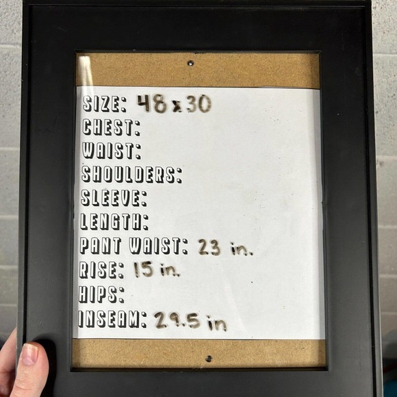 Carhartt Mens Size 46 X 30 B17 DST Relaxed Fit Denim Work Blue Tapered Jean - Picture 3 of 8